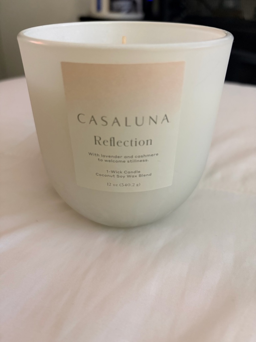 Target Casaluna Reflection Lavender & Cashmere Candle - White